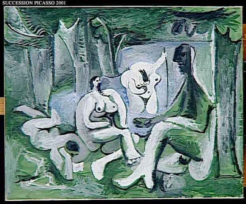 manet19fra picassole dejeuner sur l'herbe d'apres manet 1961musee picasso.jpg